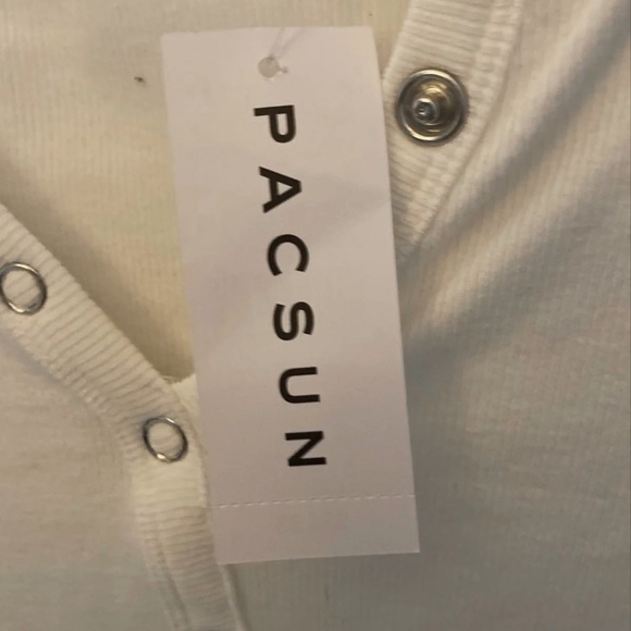 Pacsun White Button top - Picture 2 of 2